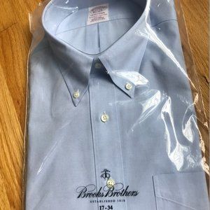 Brooks brothers Traditional fit dress shirt size 17-34